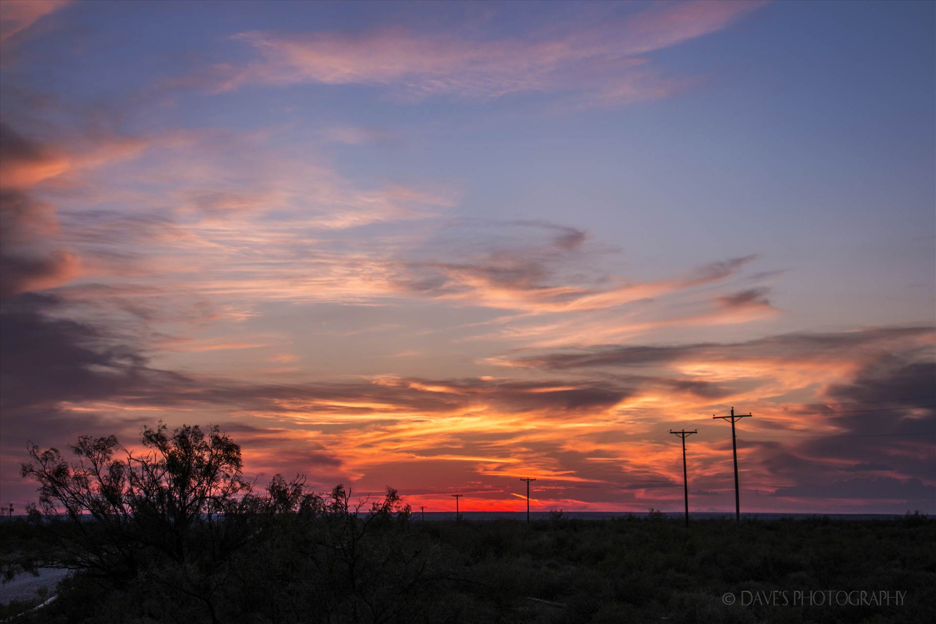 Sunset On The Plains -  by David Verschueren