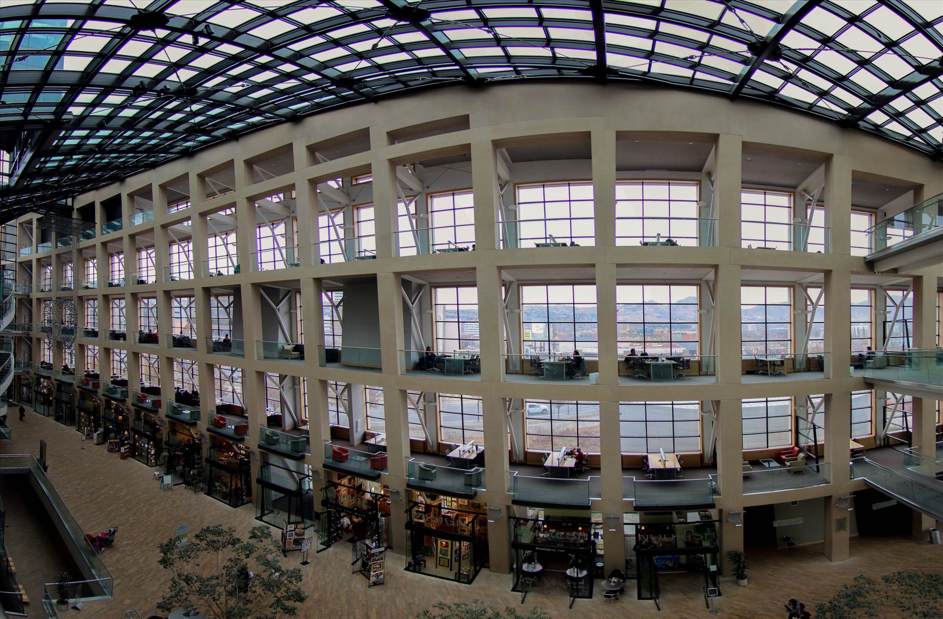 Salt Lake City Library Panorama -  by David Verschueren