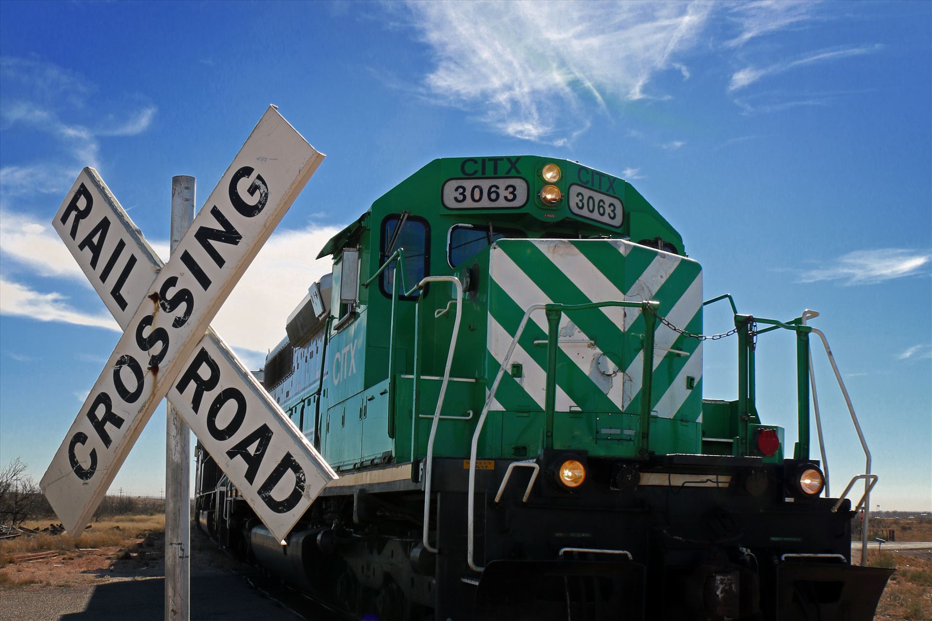 The Rail Crossing -  by David Verschueren