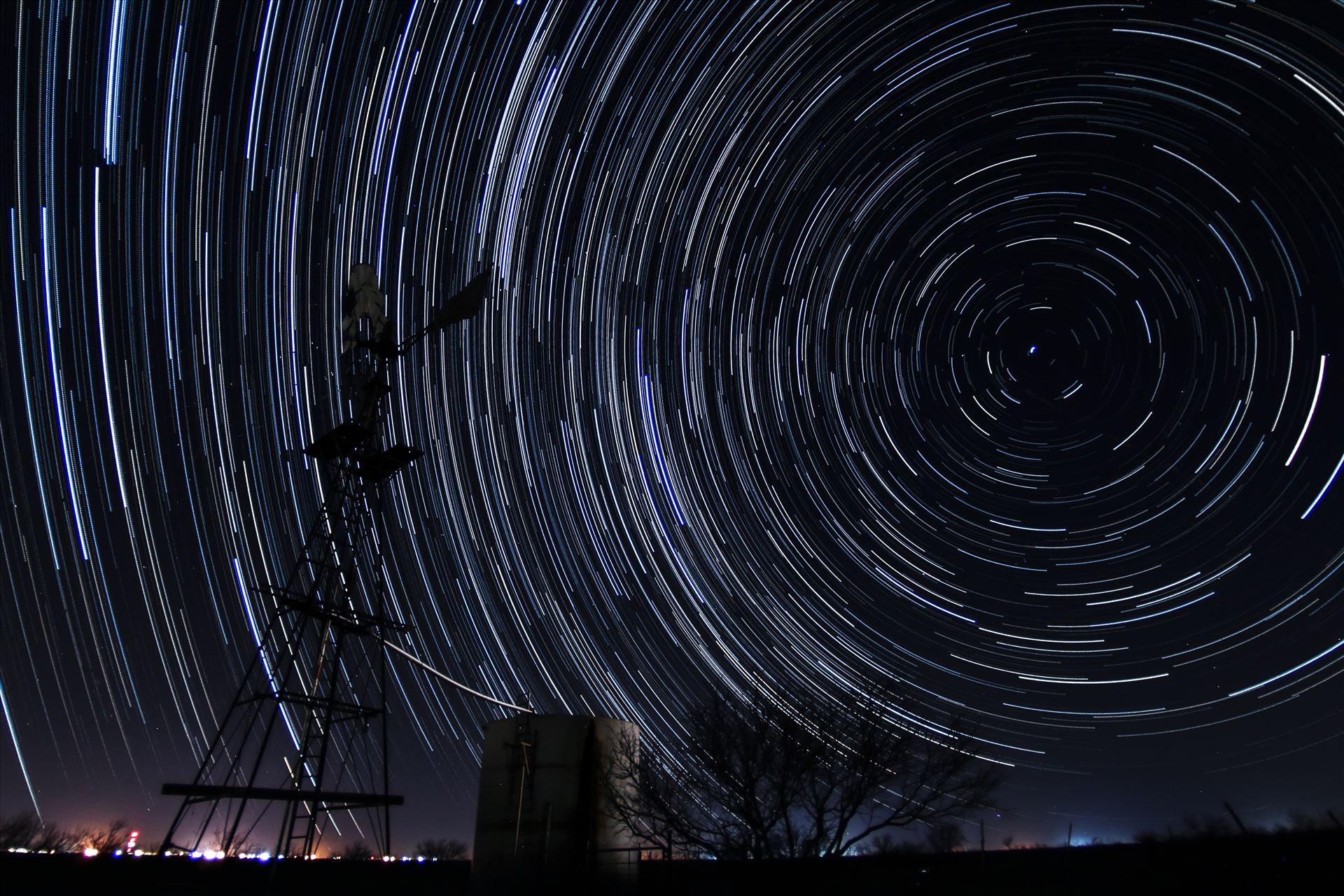 Star Trails in Jal, NM -  by David Verschueren