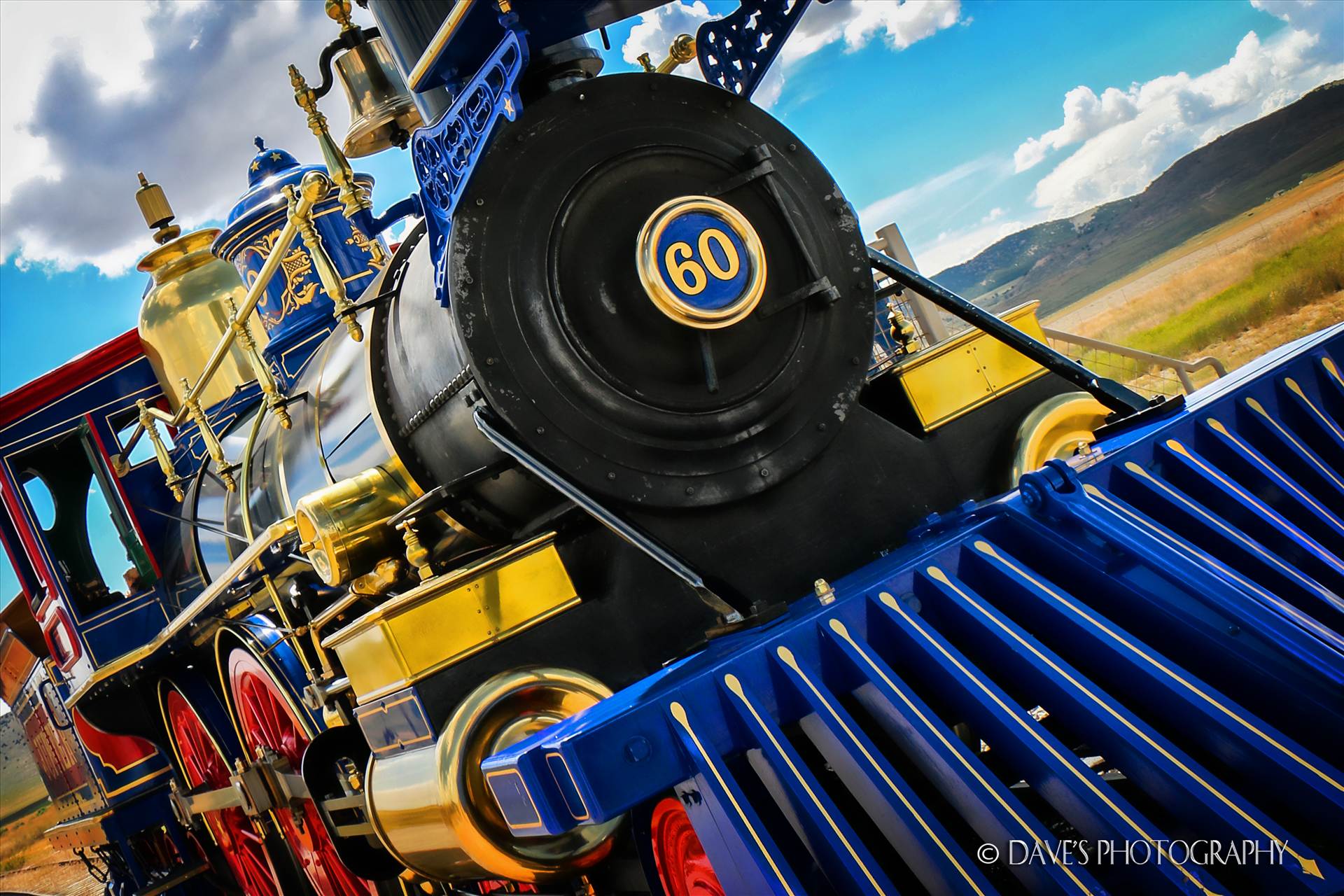 Jupiter Train At Promontory Point, Utah -  by David Verschueren