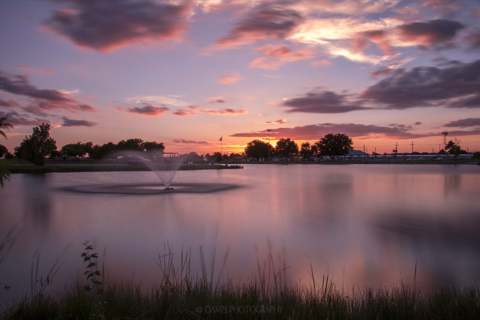 Jal Lake - Long Exposure Sunset -  by David Verschueren