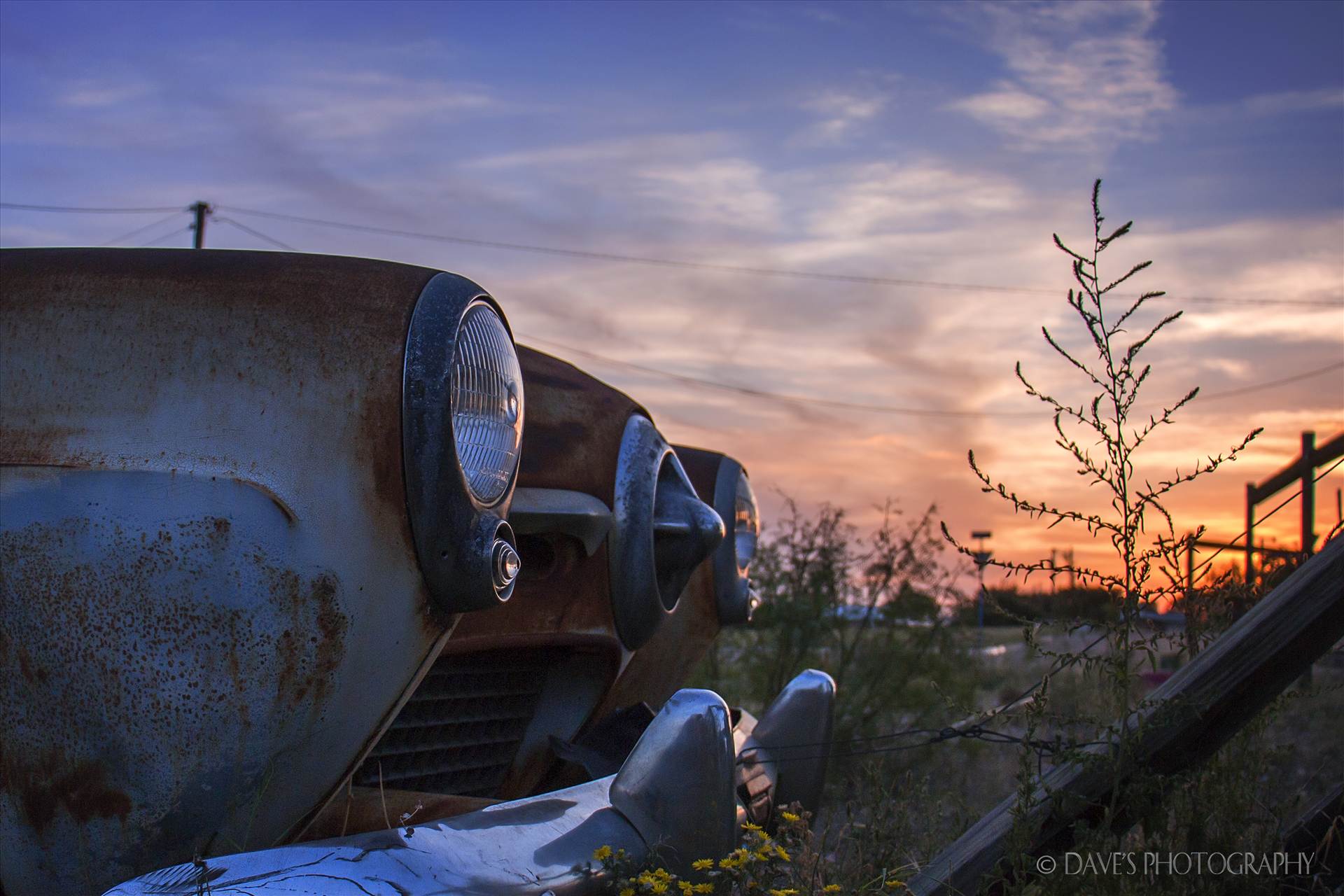 Studebaker At Sunset -  by David Verschueren