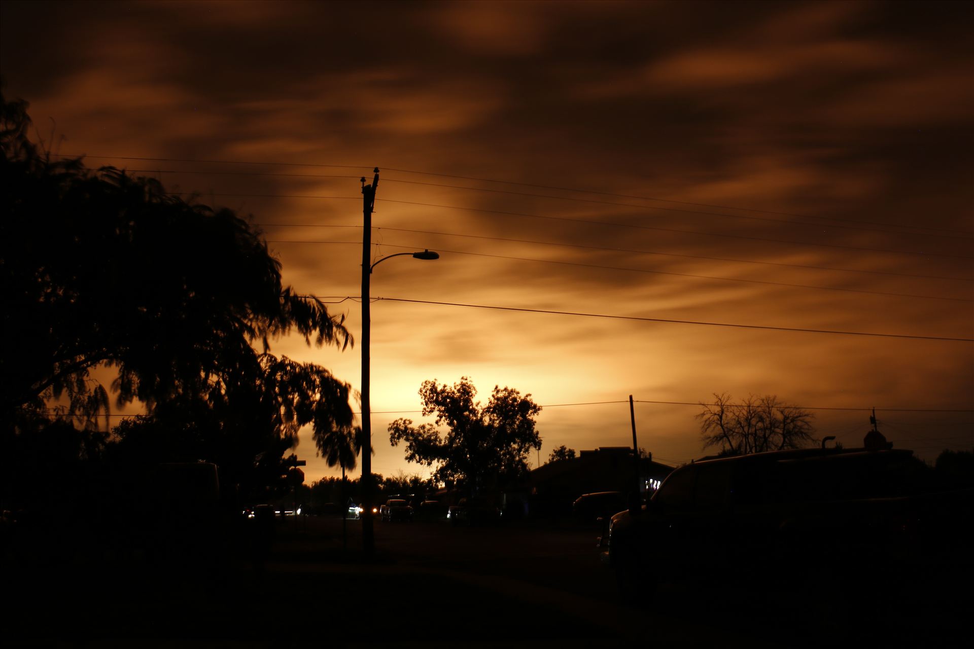 6th Street During Power Outage -  by David Verschueren