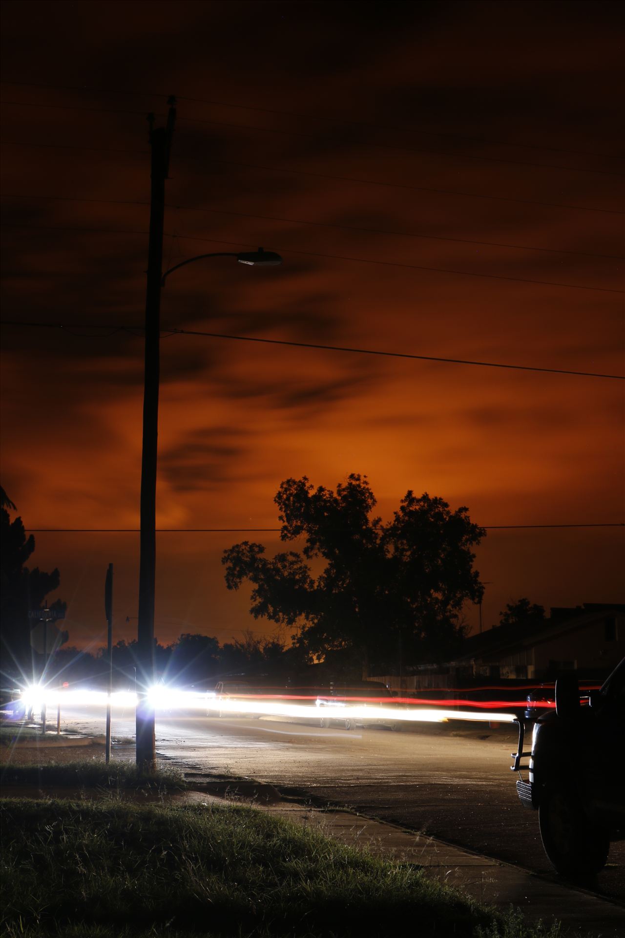 6th Street During Power Outage -  by David Verschueren