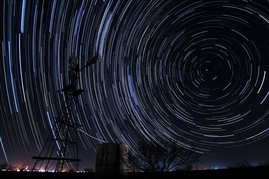 Star Trails in Jal, NM - 